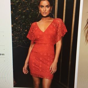 Red dress. Never worn.